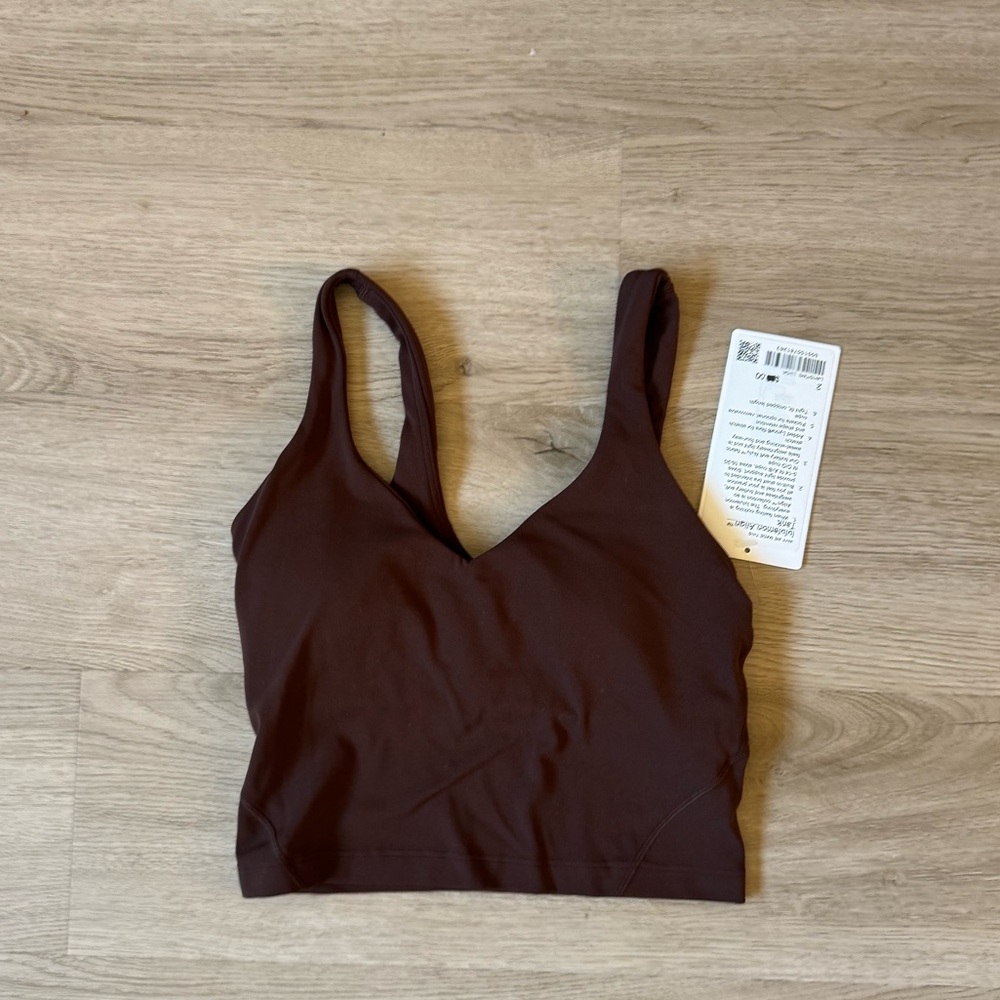NWT lululemon align cropped tank